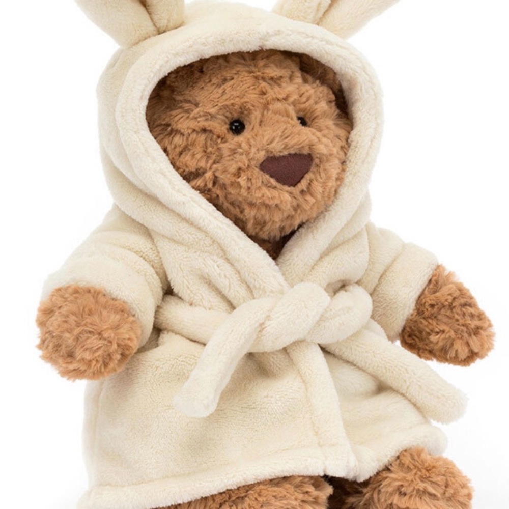 jellycat Bartholomew Bear ‘Bathrobe’